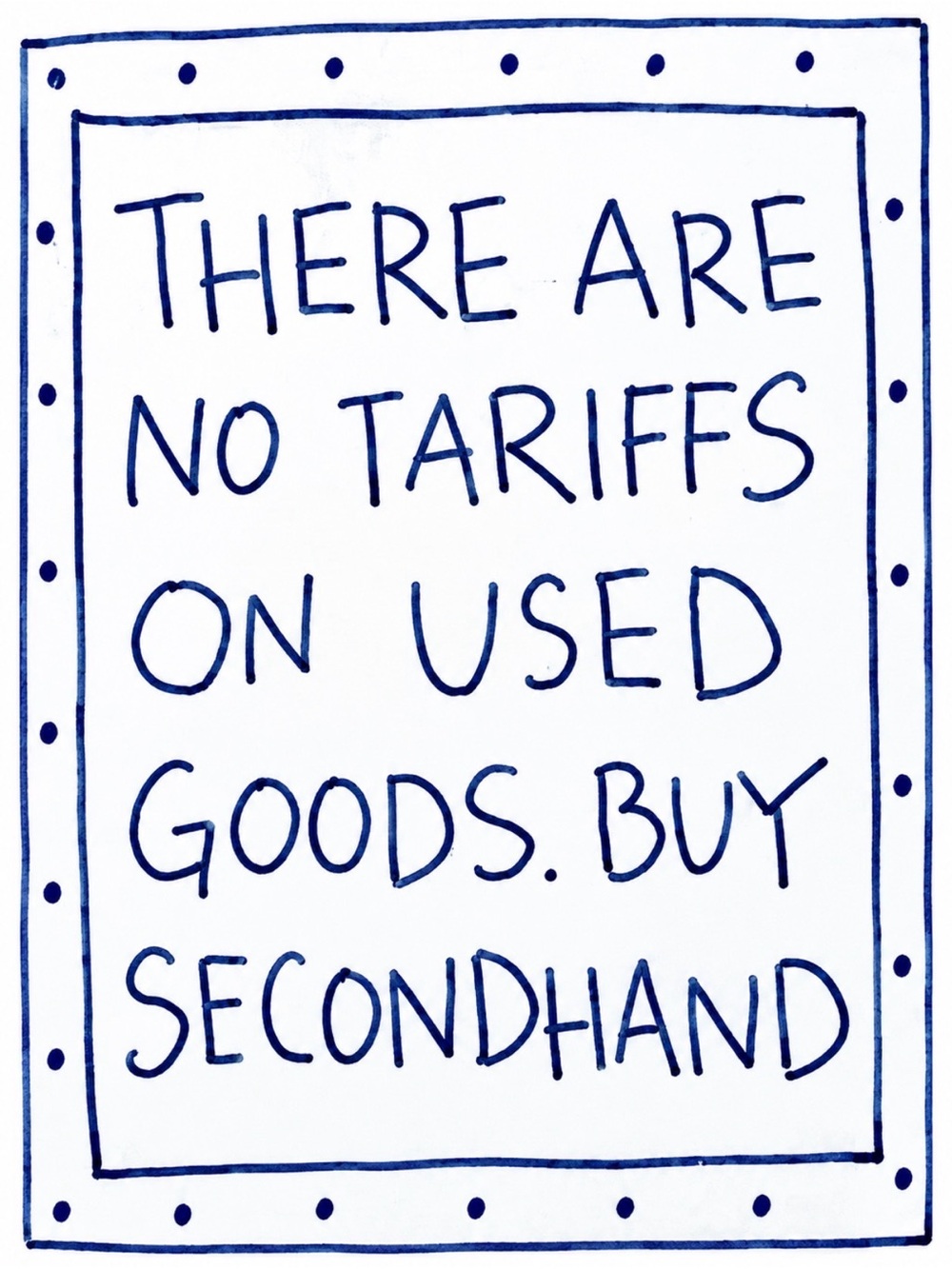 The tariffs are coming, the tariffs are coming!